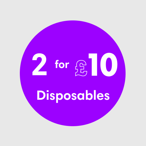 2 for £10 Disposables