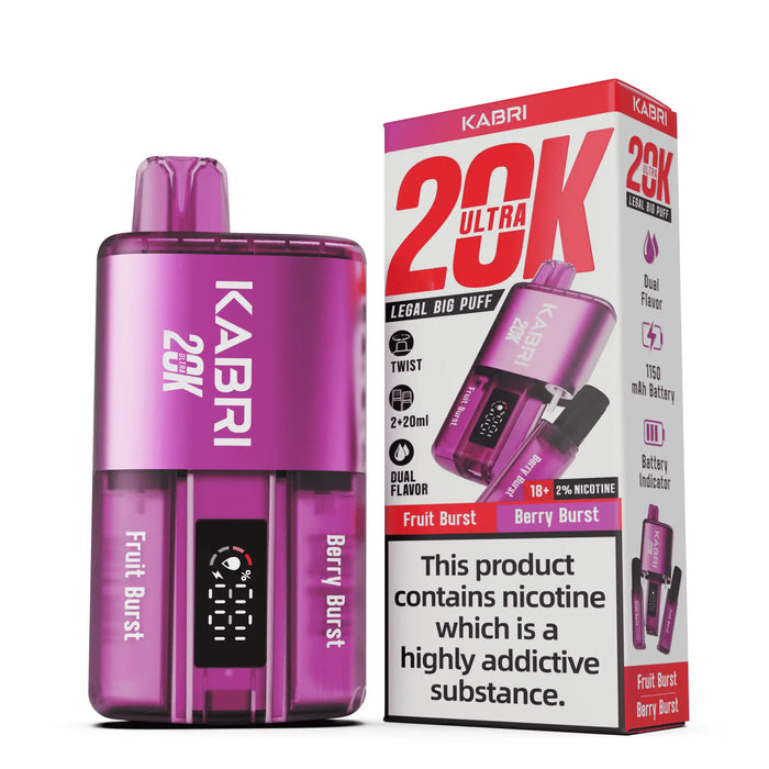 Kabri 20K Ultra Vape Pod Kit Berry Burst/Fruit Burst