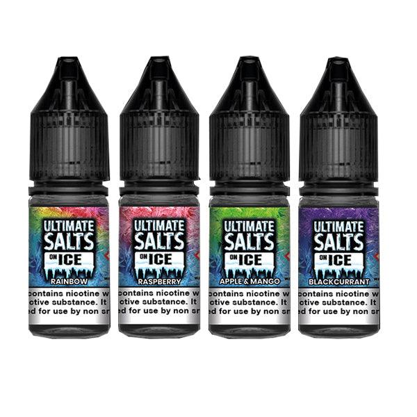 10mg Ultimate Puff Salts On Ice 10ml Flavoured Nic Salts (50VG/50PG) - Premier Vapes