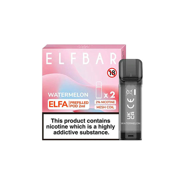 ELF Bar ELFA 20mg Replacement Prefilled Pods 2ml - Premier Vapes