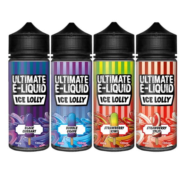 Ultimate E-liquid Ice Lolly by Ultimate Puff 100ml Shortfill 0mg (70VG/30PG) - Premier Vapes
