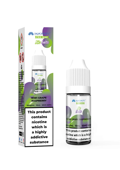 Hayati Pro Max Kiwi Grape Raspberry 10ml Nic Salt E-Liquid