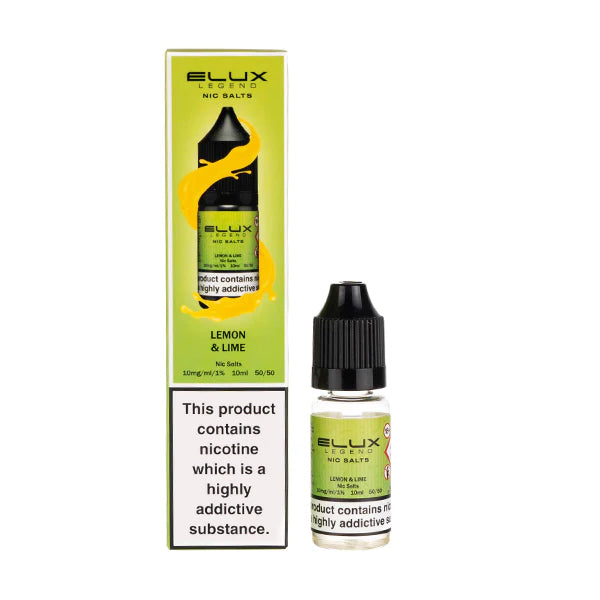 Elux Lemon and Lime 10ml Nic Salt E-liquid