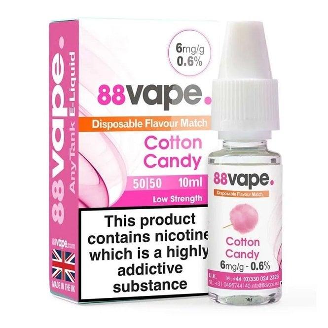 88 Vape Juice 88vape Cotton Candy 10ml E-Liquid Premier Vapes 88 Vape Juice 88vape Cotton Candy 10ml E-Liquid Premier Vapes