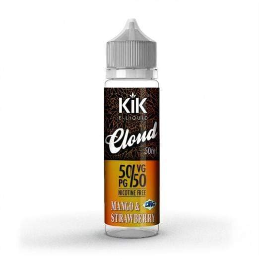 KiK Cloud Mango and Strawberry 50/50 50ml E-liquid