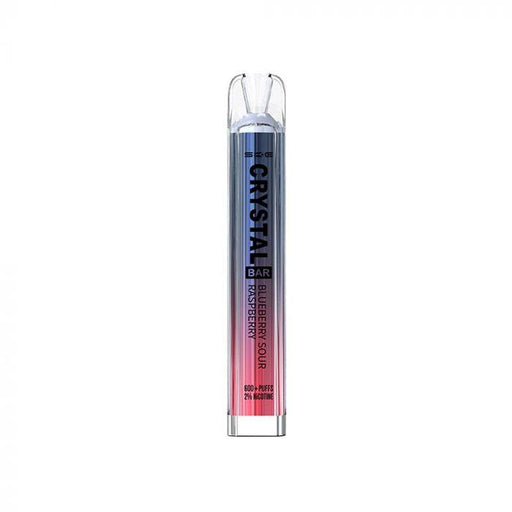 Crystal Bar 600 Blueberry Sour Raspberry Disposable Vape - Premier Vapes
