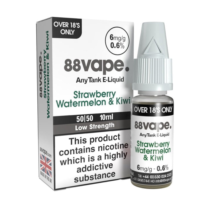 88vape Strawberry Watermelon & Kiwi 10ml E-Liquid