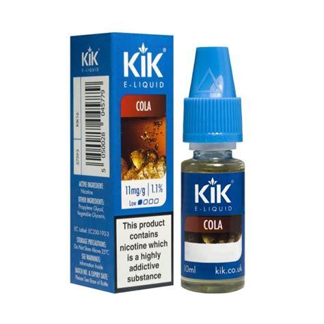 KIK Cola 10ml E-Liquid - Premier Vapes
