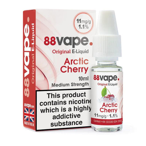 88vape Arctic Cherry 10ml E-Liquid - Premier Vapes