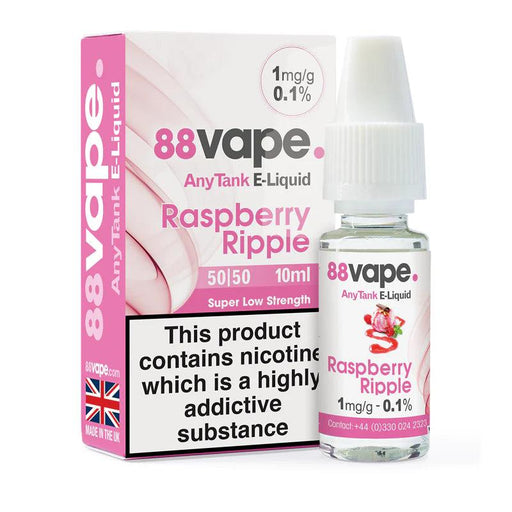 88vape Raspberry Ripple 10ml E-Liquid - Premier Vapes