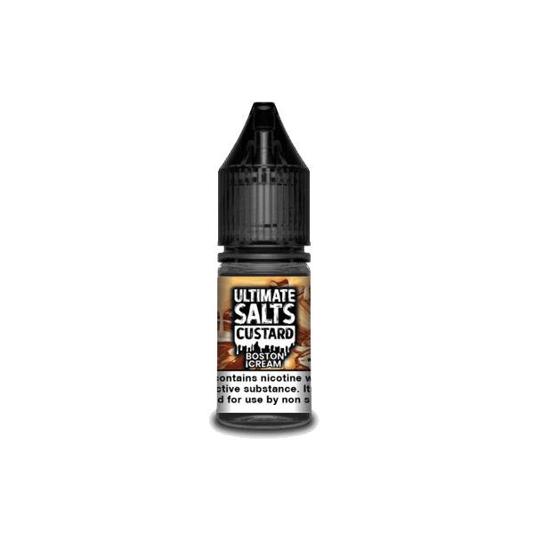 10MG Ultimate Puff Salts Custard 10ML Flavoured Nic Salts - Premier Vapes