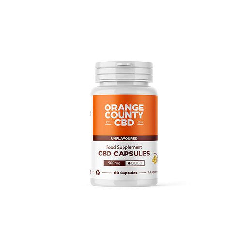 Orange County 900mg Full Spectrum CBD Capsules - 60 Caps - Premier Vapes