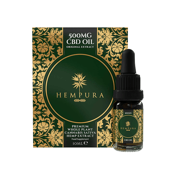 Hempura 500mg CBD Broad Spectrum Oil with terpenes - 10ml - Premier Vapes