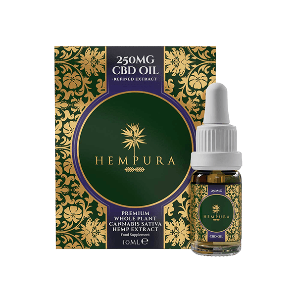 Hempura 250mg CBD Broad Spectrum Oil Refined with terpenes - 10ml - Premier Vapes