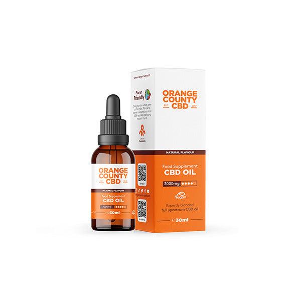 Orange County CBD 3000mg 30ml MCT Oil - Organic Coconut Oil - Premier Vapes