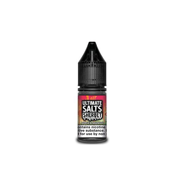 20MG Ultimate Puff Salts Sherbet 10ML Flavoured Nic Salts (50VG/50PG) - Premier Vapes