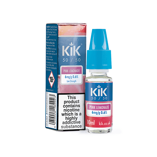 KiK Pink Lemonade 10ml E-Liquid - Premier Vapes
