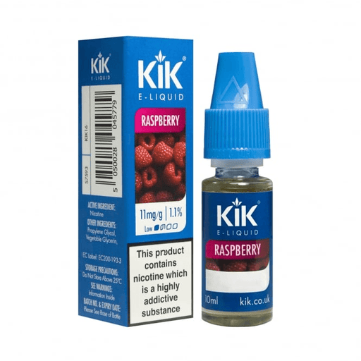 KiK Raspberry 10ml E-Liquid - Premier Vapes