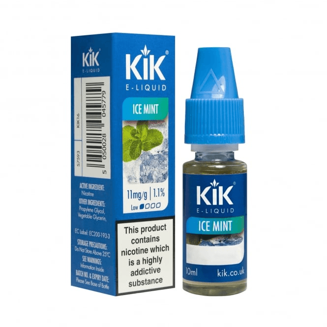 KiK Ice Mint 10ml E-Liquid - Premier Vapes