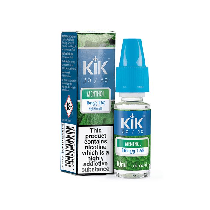 KIK Menthol 10ml E-Liquid - Premier Vapes