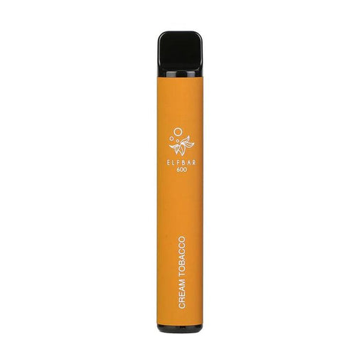 Elf Bar 600 Disposable Vape Pen 20mg Cream Tobacco - Premier Vapes