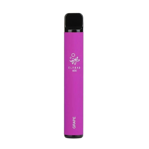 Elf Bar 600 Disposable Vape Pen 20mg Grape - Premier Vapes