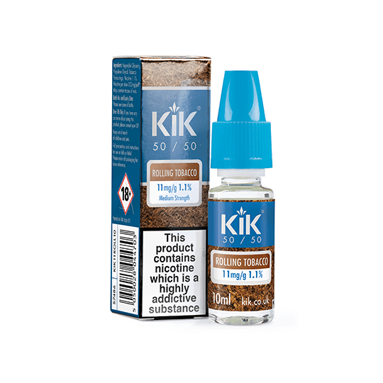 KIK Rolling Tobacco 10ml E-Liquid - Premier Vapes