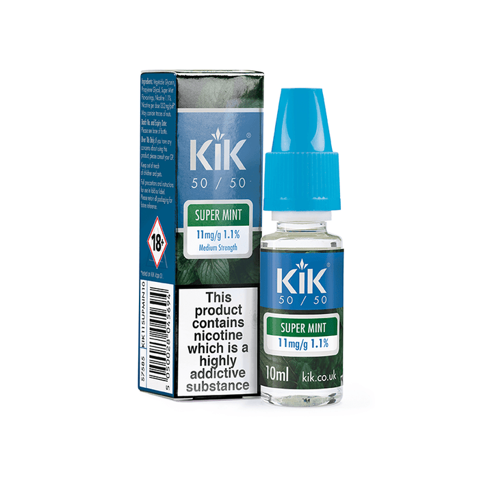 KIK Super Mint 10ml E-Liquid - Premier Vapes