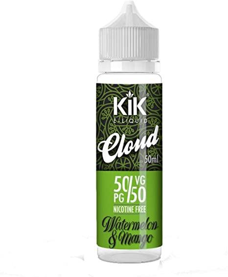KiK Cloud Watermelon & Mango 50ml E-liquid - Premier Vapes