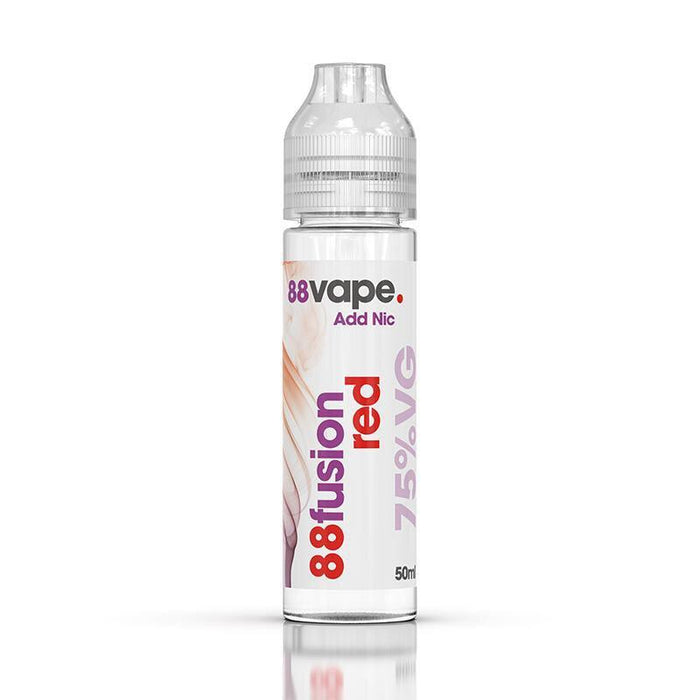 88vape Shortfill Fusion Red 50ml E-Liquid - Premier Vapes