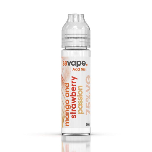 88vape Shortfill Mango and Strawberry Passion 50ml E-Liquid - Premier Vapes