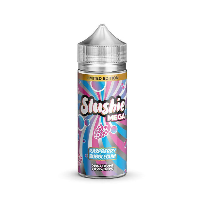 Slushie Mega 100ml E-Liquid Raspberry Bubblegum Slush - Premier Vapes